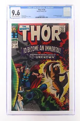 Buy Thor #136 - Marvel Comics 1967 CGC 9.6 2nd Appearance Of Lady Sif • 722.03£