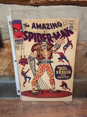 Buy 1967 Marvel AMAZING SPIDER-MAN #47 Kraven The Hunter Vintage Comic Book • 39.97£