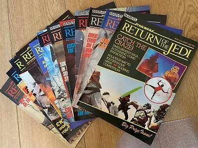 Buy 1984 Star Wars RETURN OF THE JEDI 12x Comics Bundle #49 - #60; Private Seller • 25£