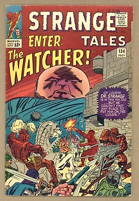 Buy Strange Tales 134 VG+ Powell Wood Ditko Last Human Torch 1965 Marvel Comic T628 • 31.97£