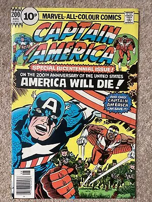 Buy Captain America #200 - Bicentennial Issue. Marvel. Jack Kirby.  • 5£