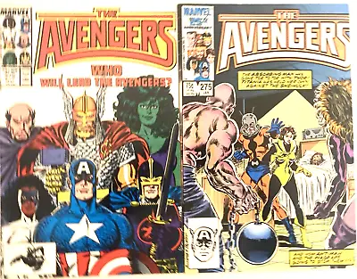 Buy Avengers # 275. & 279. 2 Issue 1987 Lot. 1st Series. Both Issues Vfn Condition. • 9.89£