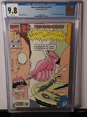Buy Beavis And Butt-Head #1 CGC 9.8 1994 Rick Parker CVR And ART White Pages • 127.09£