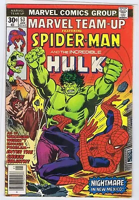 Buy Marvel Team Up 53 5.0 5.5 Hulk Spiderman Glossy  Wk • 11.87£