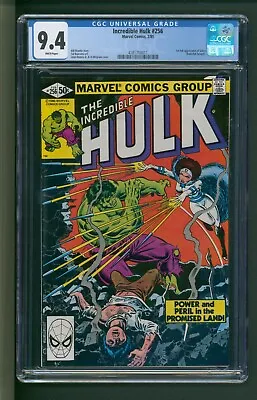 Buy Incredible Hulk #256 CGC 9.4 White Pages 1st Sabra • 138.36£