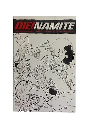 Buy DIE!NAMITE #2. Peanuts Lucy Homage B&W Line Art Variant Cover. Dynamite (2020). • 1.99£