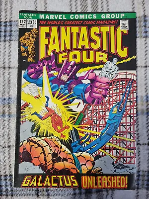 Buy FANTASTIC FOUR #122 (7.0/7.5) SILVER SURFER!! 1972 Marvel Comics KEY! • 28.11£