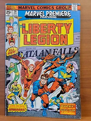 Buy Marvel Premiere #29 GD 1976 Featuring The Liberty Legion (MVS Intact) • 1.97£