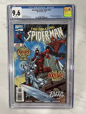 Buy Amazing Spider-man #430 (1998) NM+ CGC 9.6 1st Carnage Cosmic • 78.35£