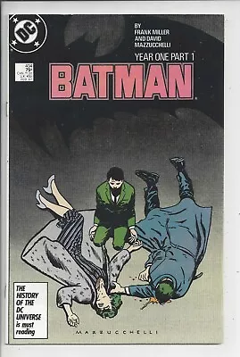 Buy Batman 404 - VF (8.0) - Frank Miller Story - Batman Year 1 • 19.77£