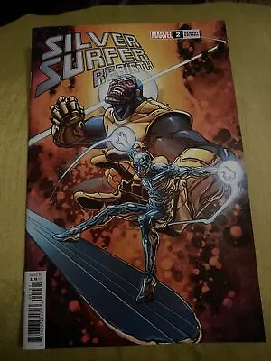 Buy Marvel Comics Silver Surfer Rebirth #2 (of 5) Cover C Charles Variant Thanos • 4.80£