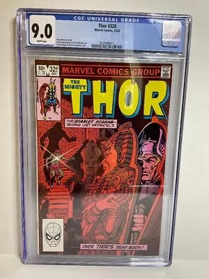 Buy The Mighty THOR Comic Book Issue #326 (CGC Grade 9.0)  The Scarab Strikes  • 91.94£
