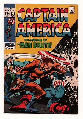 Buy Captain America #123, GENE COLAN, SUPREMA, Bronze Age Marvel 1970 VG/FN • 7.20£
