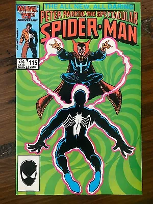 Buy 1986 PETER PARKER THE SPECTACULAR SPIDER-MAN #115 3rd Cameo THE FOREIGNER • 19.92£