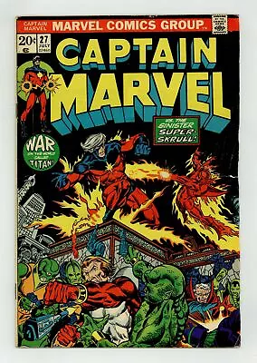 Buy Captain Marvel #27 GD/VG 3.0 1973 • 22.42£