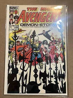 Buy The Mighty Avengers #249  Marvel Comics  1984 Demon Storm X2 • 5.62£