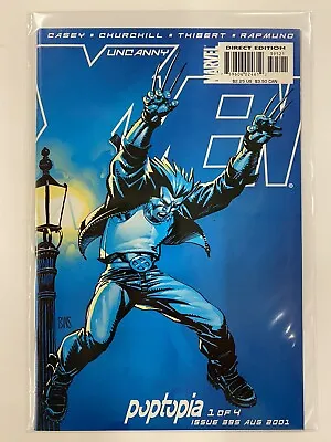 Buy Uncanny X Men 395 Marvel Comics 2001 8.5 - 9.0 Blue Variant Cover / 1st Mr Clean • 7.89£