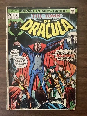 Buy Tomb Of Dracula #7 Rachel Van Helsing Gene Colan Marv Wolfman Marvel 1973 Blade • 13.58£