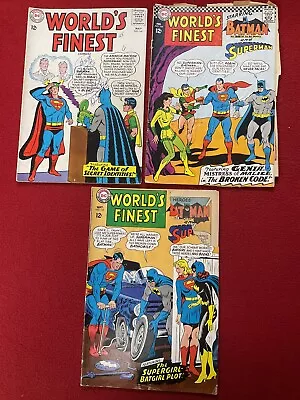 Buy DC Comics 3 Book Lot Worlds Finest #149,164,169 Silver Age DCU Supergirl Batgirl • 12£