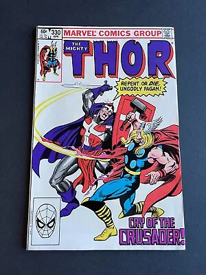 Buy Thor #330 - 1st Appearance Of The Crusader (Marvel, 1983) VF-/VF • 5.52£