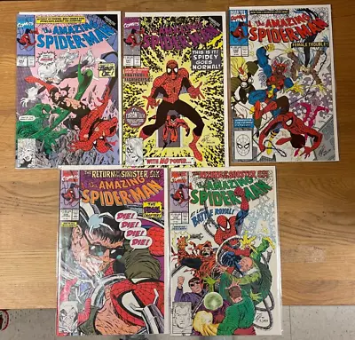 Buy The Amazing Spider-Man #338-342  Comic Lot!! Sinister Six!! • 19.71£