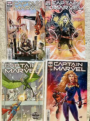 Buy Captain Marvel Comic 27 28 29 30  Variant Covers As Shown Deadpool Liefeld • 12£