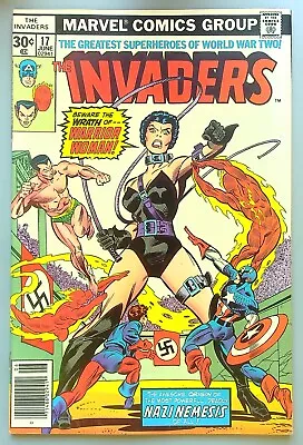 Buy The Invaders #17 ~ MARVEL 1977 ~ 1st Appearance WARRIOR WOMAN FN/VF • 15.98£