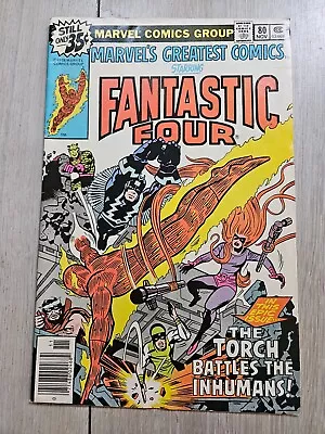 Buy Marvel's Greatest Comics #80 Marvel Comics 1978 F-VF Fantastic Four Inhumans • 4.31£