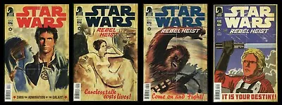 Buy Star Wars Rebel Heist Comic Set 1-2-3-4 B Han Solo Chewbacca Leia Luke Skywalker • 38.65£