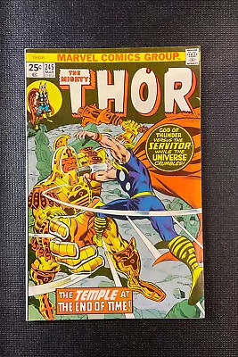 Buy The Mighty Thor #245 VF 1976 MARVEL! 1st App Of He Who Remains, Kang, Loki • 16.08£
