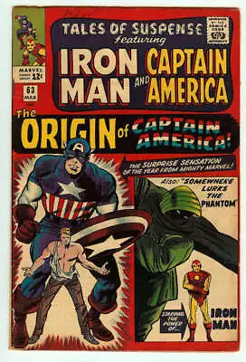 Buy Tales Of Suspense #63 6.0 // 1st Silver Age Origin Captain America 1965 • 113.80£