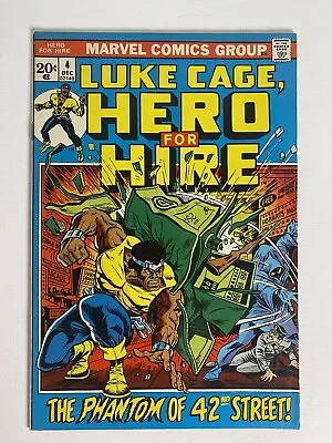 Buy Hero For Hire #4 Luke Cage. 1st App Phil Fox. Marvel Comics 1972 • 23.65£