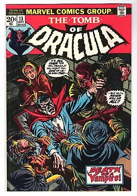 Buy Tomb Of Dracula #13 8.5 High Grade 3rd Blade 1973 Off-white/white Pages • 200.88£