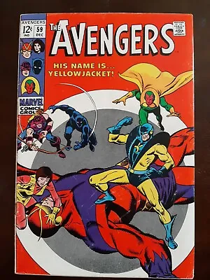 Buy Avengers # 59🔑-1968, 1st Yellowjacket, 3rd App. Vision • 15.73£