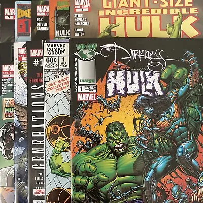 Buy Incredible Hulk #1 (Marvel) Lot Of 9 One-shot Comics David Pak Byrne Mantlo Etc! • 47.96£