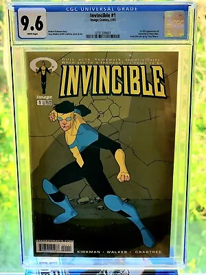 Buy MAKE OFFER IMAGE Comic And Prime Series Invincible #1 CGC 9.6 Very Rare 1stPrint • 2,389.17£