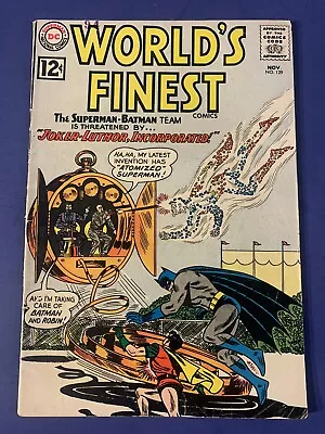 Buy World's Finest #129 DC Comics 1962 Joker Lex Luther Batman Superman Robin Cover • 12.05£