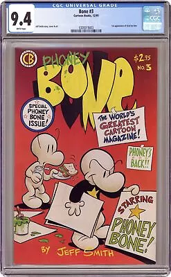 Buy Bone #3 CGC 9.4 1991 1st Printing 0309319003 • 182.70£