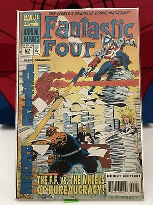 Buy Fantastic Four Annual #27 Marvel , 1994 First Appear.  Time Variance Authority • 8£