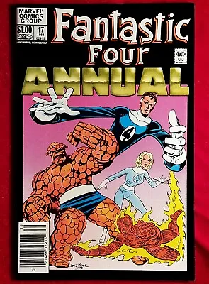 Buy 1983 FANTASTIC FOUR Annual 17  Newsstand App Comic 80s Key Thing Human Torch • 7.24£