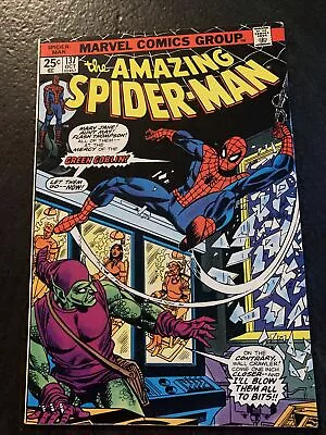 Buy Amazing Spider-Man #137, Green Goblin Vs. Spidey!, 1974 • 31.60£