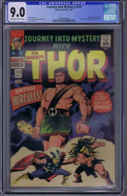Buy Journey Into Mystery #124 Marvel 1966 '' Enter Hercules ! '' • 197.89£