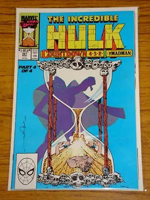 Buy Incredible Hulk #367 Vol1 Marv Countdown 1st Keown Art March 1990 • 5.49£