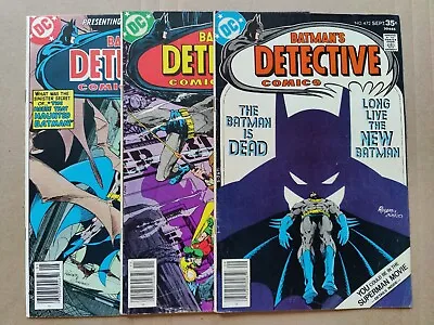 Buy Detective Comics 472 FN+ 473 VG 477 VF+ 478 FN/VF 479 FN Lot Of 5 DC Batman • 43.45£