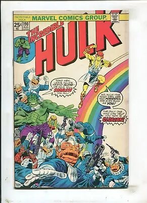 Buy Incredible Hulk #190 - 1st Appearance Of Glorian (6.0) 1975 • 11.88£