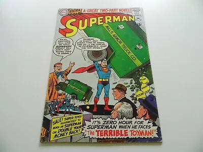 Buy DC Comics Silver Age Superman 182 UK Stamped Lower Mid-Grade Pence Copy • 15£