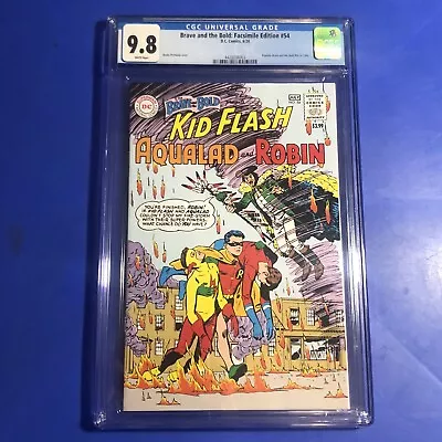 Buy Brave And The Bold 54 CGC 9.8 FACSIMILIE REPRINT 1st Appearance TEEN TITANS 2024 • 83.01£