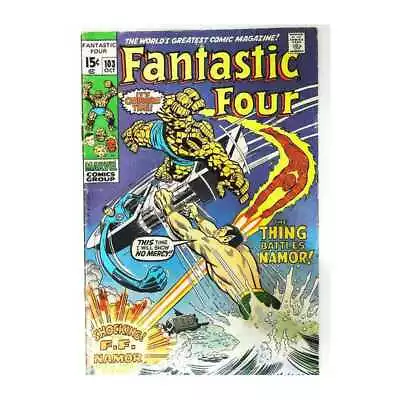 Buy Fantastic Four (1961 Series) #103 In Fine Minus Condition. Marvel Comics [t| • 26.16£