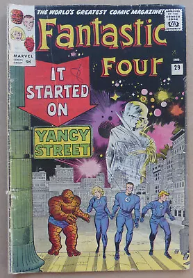 Buy Fantastic Four #29, With Great Jack Kirby Cover Art, Silver Age 1964!!! • 90£