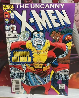 Buy Uncanny X-Men #302, Colossus Cover App, 1993 • 2.37£